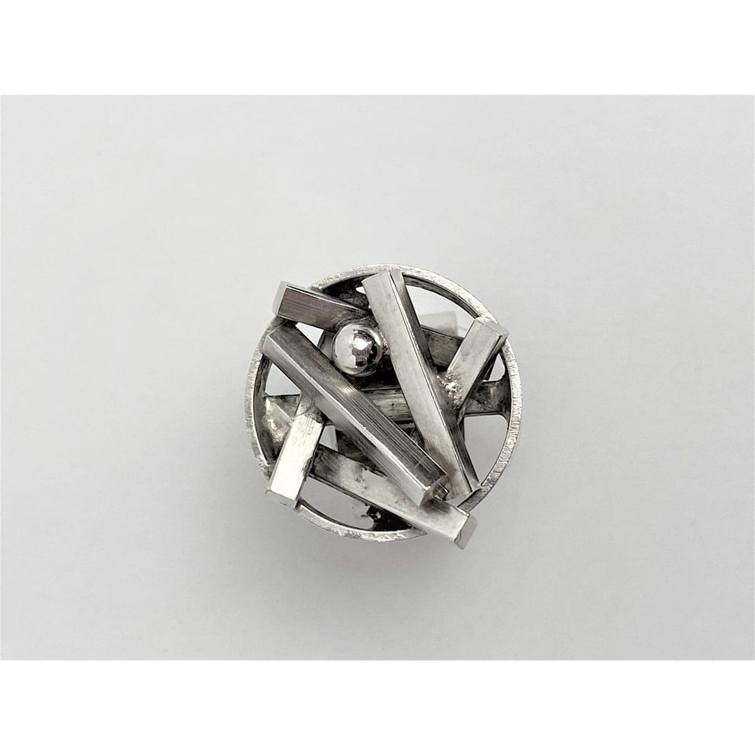 AD Design Denmark Jewelry Andersson/Dennung AD Design Denmark 925S Modernist Abstract Round &