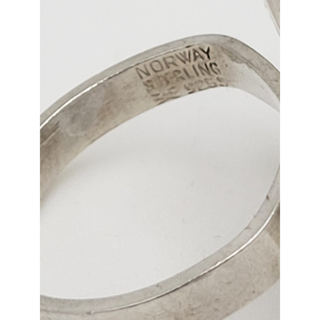 Aksel Holmsen Jewelry A Holmsen Norway Sterling Enamel Modernist Cocktail Statement Ring 1960s