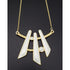 Aksel Holmsen Jewelry Rare Aksel Holmsen Norway Sterling & Enamel Abstract Modernist Necklace 1960s
