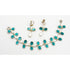 Aksel Holmsen Jewelry Vintage Norwegian Aksel Holmsen Sterling Enamel Bracelet Earrings Demi Parure Set