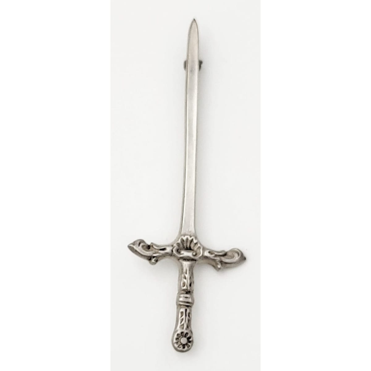 Allison Jewelry Scottish Robert Allison XL Sterling Long Broad Sword Brooch Kilt Pin Signed 1948