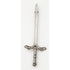 Allison Jewelry Scottish Robert Allison XL Sterling Long Broad Sword Brooch Kilt Pin Signed 1948