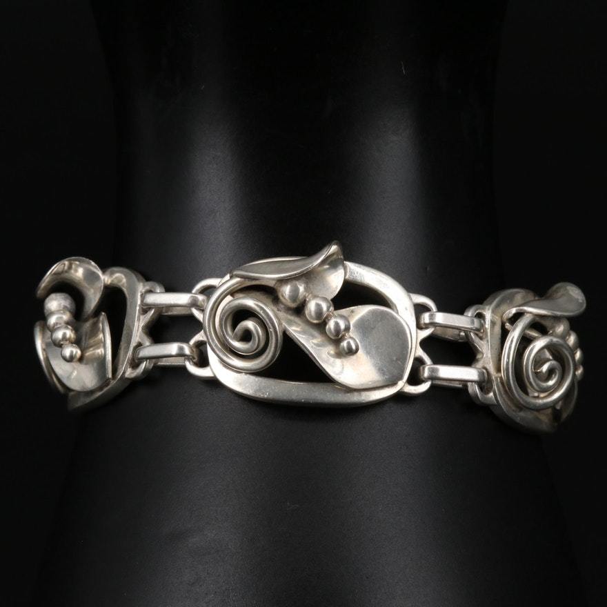 Alphonse LaPaglia Jewelry RARE Modernist 925S LaPaglia Lunning Jensen 