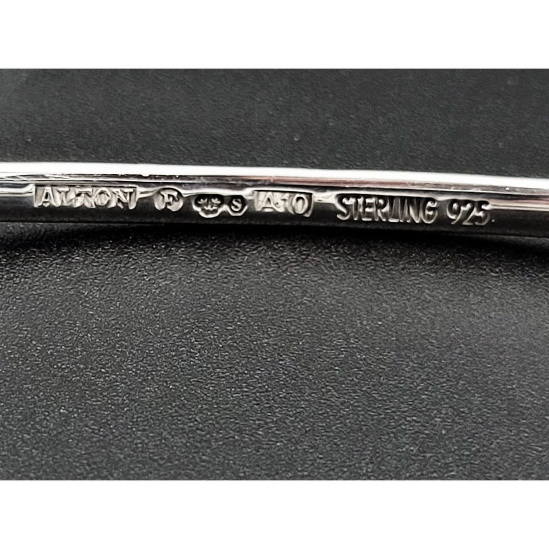 Alton Sweden Jewelry RARE Alton Sweden Scandinavian Modernist Sterling Ball End Neck Ring 1975