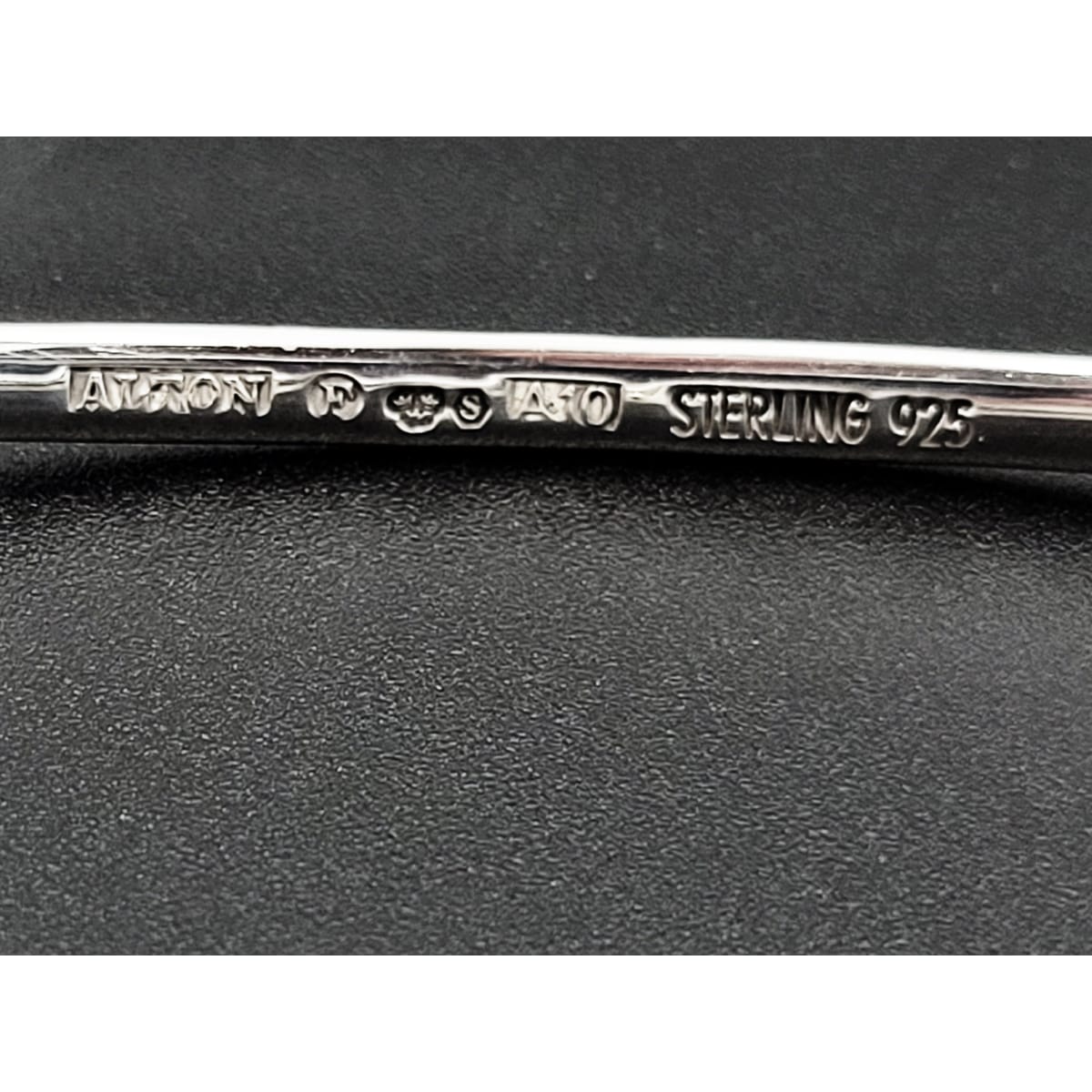 Alton Sweden Jewelry RARE Alton Sweden Scandinavian Modernist Sterling Ball End Neck Ring 1975