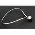 Alton Sweden Jewelry RARE Alton Sweden Scandinavian Modernist Sterling Ball End Neck Ring 1975