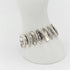 Vintage 925 Sterling Silver Alton Sweden Modernist Panel Link Bracelet Circa 1957 - Trendy MCM Home