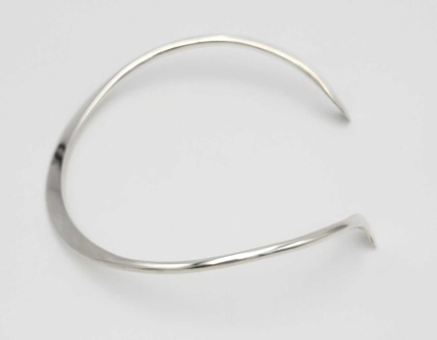 Andreas Mikkelsen Jewelry Rare Danish Designer Andreas Mikkelsen Georg Jensen Sterling Neck Ring 1970s