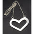Andreas Mikkelsen Jewelry Rare Danish Mikkelsen Georg Jensen Sterling Massive Heart Necklace 1970s