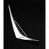 Anton Michelsen Jewelry Danish Designer Eigil Jensen 4 Anton Michelsen XL Sterling Boomerang Brooch &