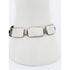 Arne Nordlie Jewelry Vintage Gilt 925 Sterling Ivory Guilloche Enamel Panel Bracelet Arne Nordlie Norway