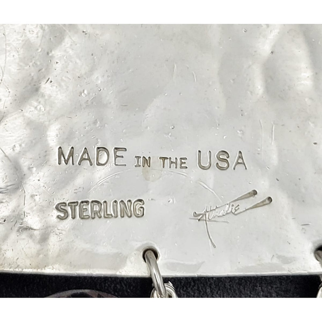Athalie Jewelry Designer Athalie Sterling &amp; Quartz Crystals Modernist Pendant Necklace 1990s
