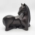 Austin Productions Sculpture Karin Swildens for Austin Prod Durastone Cubism Modernist Horse Sculpture 1989