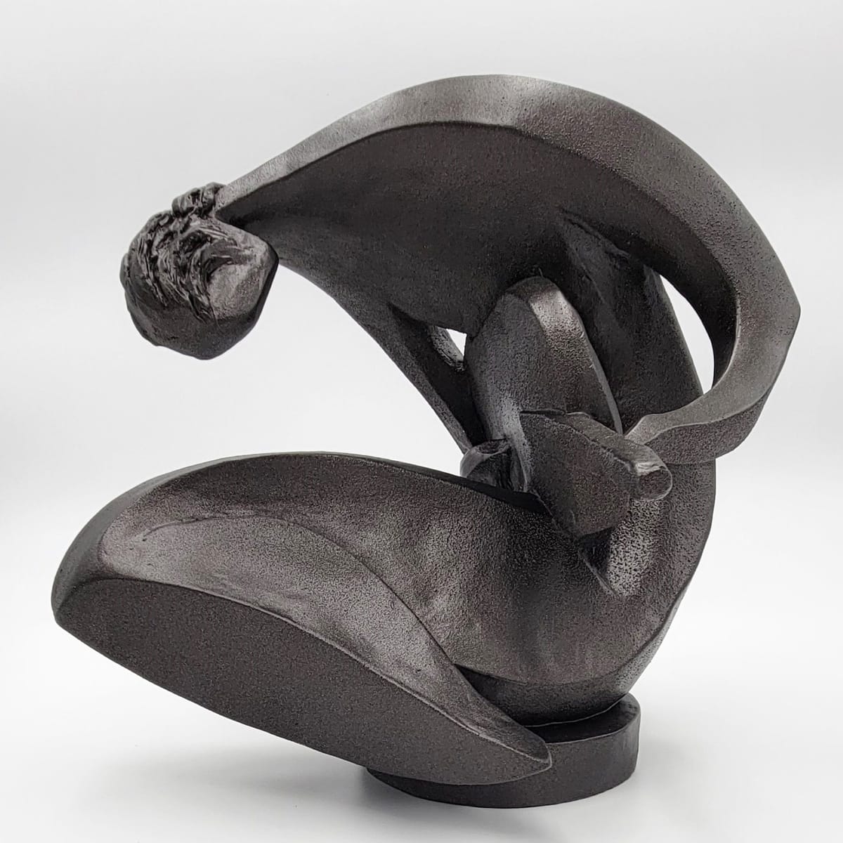 Austin Productions Sculpture RARE David Fisher Austin Prod Bronze Durastone Citare Guitar Player Sculpture 1980