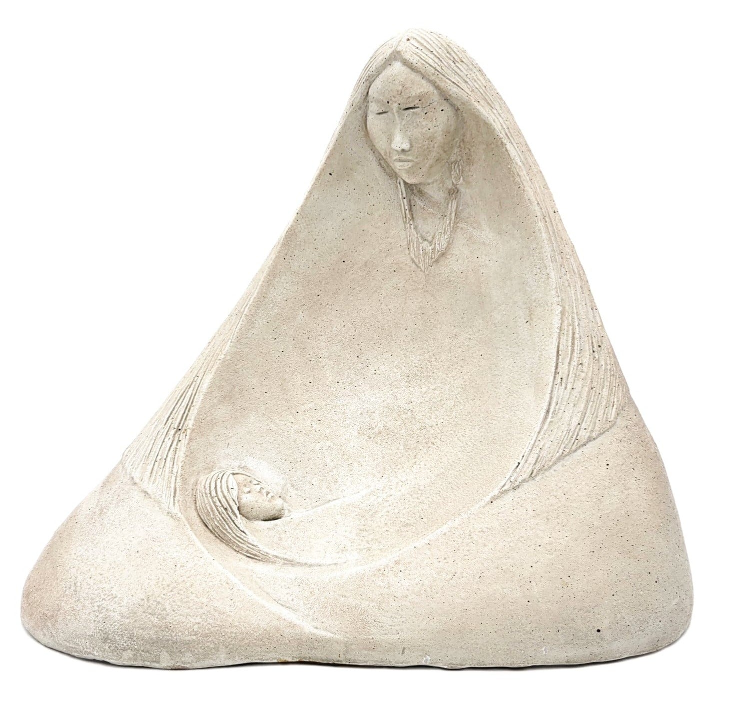 Austin Productions Sculpture Vintage Austin Productions Acoma Series The Gatherer Ceramic Sculpture Circa 1989