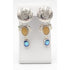 Barbara Sucherman Jewelry VTG Designer Barbara Sucherman Sterling Silver Modernist Chandelier Earrings