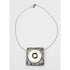 Beit Nir Jewelry Designer Beit Nir Modernist 3D Sterling & Pearl Statement Pendant Necklace