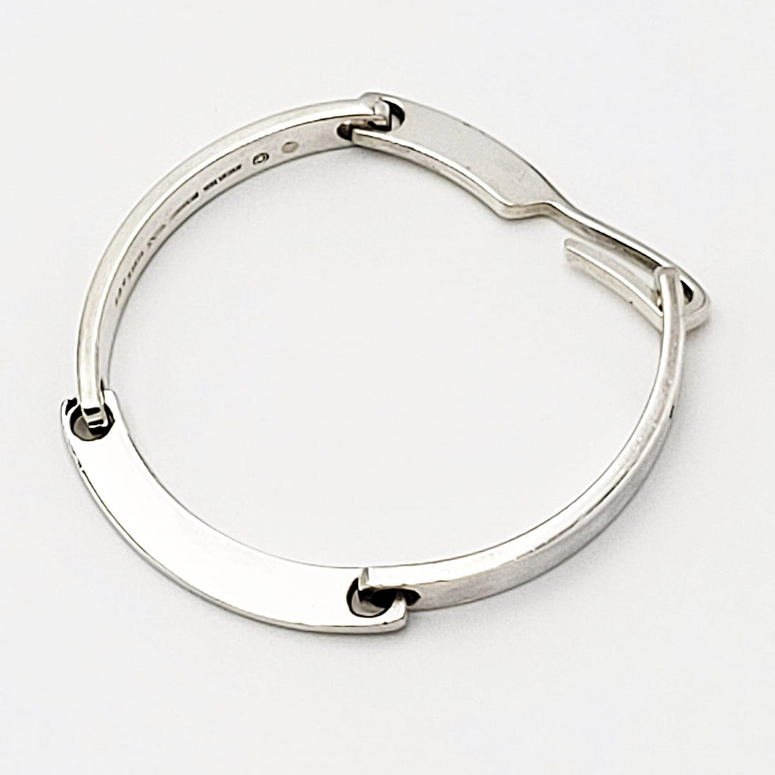 Bent Knudsen Jewelry Danish Designer Bent Knudsen Sterling Modernist Bar Link Bracelet 