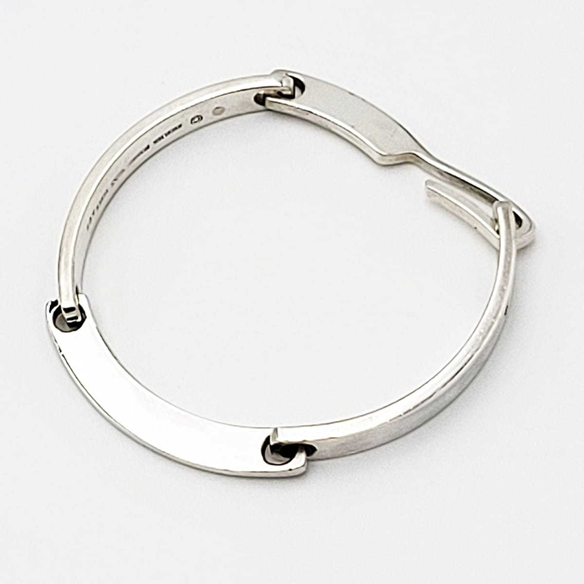 Bent Knudsen Jewelry Danish Designer Bent Knudsen Sterling Modernist Bar Link Bracelet 