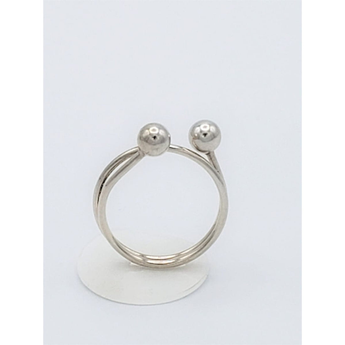 Bent Knudsen Jewelry Designer Bent Knudsen Denmark Bent K Sterling Abstract Modernist Orbs Ring 60s