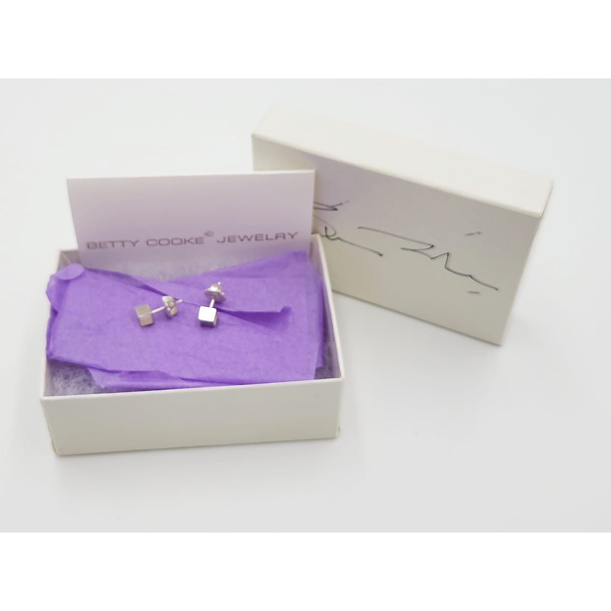 Betty Cooke Jewelry Sterling Iconic Betty Cooke Modernist Earrings Circa 1960s - In Transit