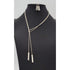 Bill Schiffer Jewelry RARE Bill Schiffer Modernist Sterling Lariat Necklace Earring Set Signed 1980s