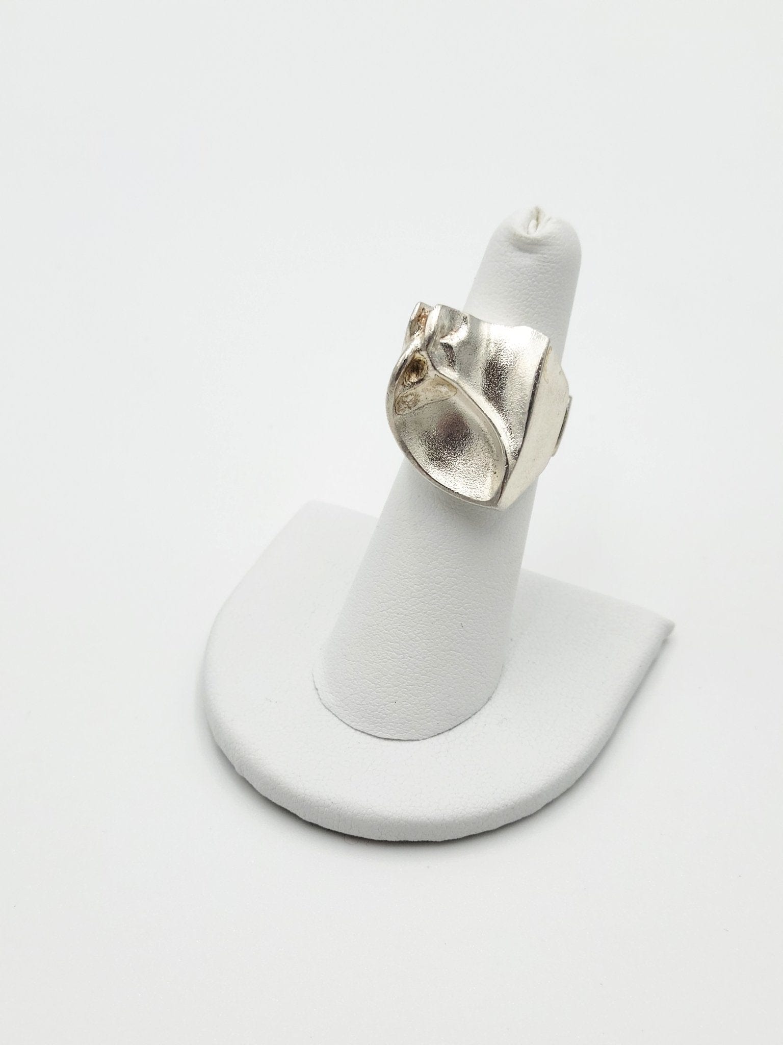 Bjorn Weckstrom Jewelry Superb Bjorn Weckstrom LAPPONIA 925S Sculptor Series Abstract Ring Circa 1978