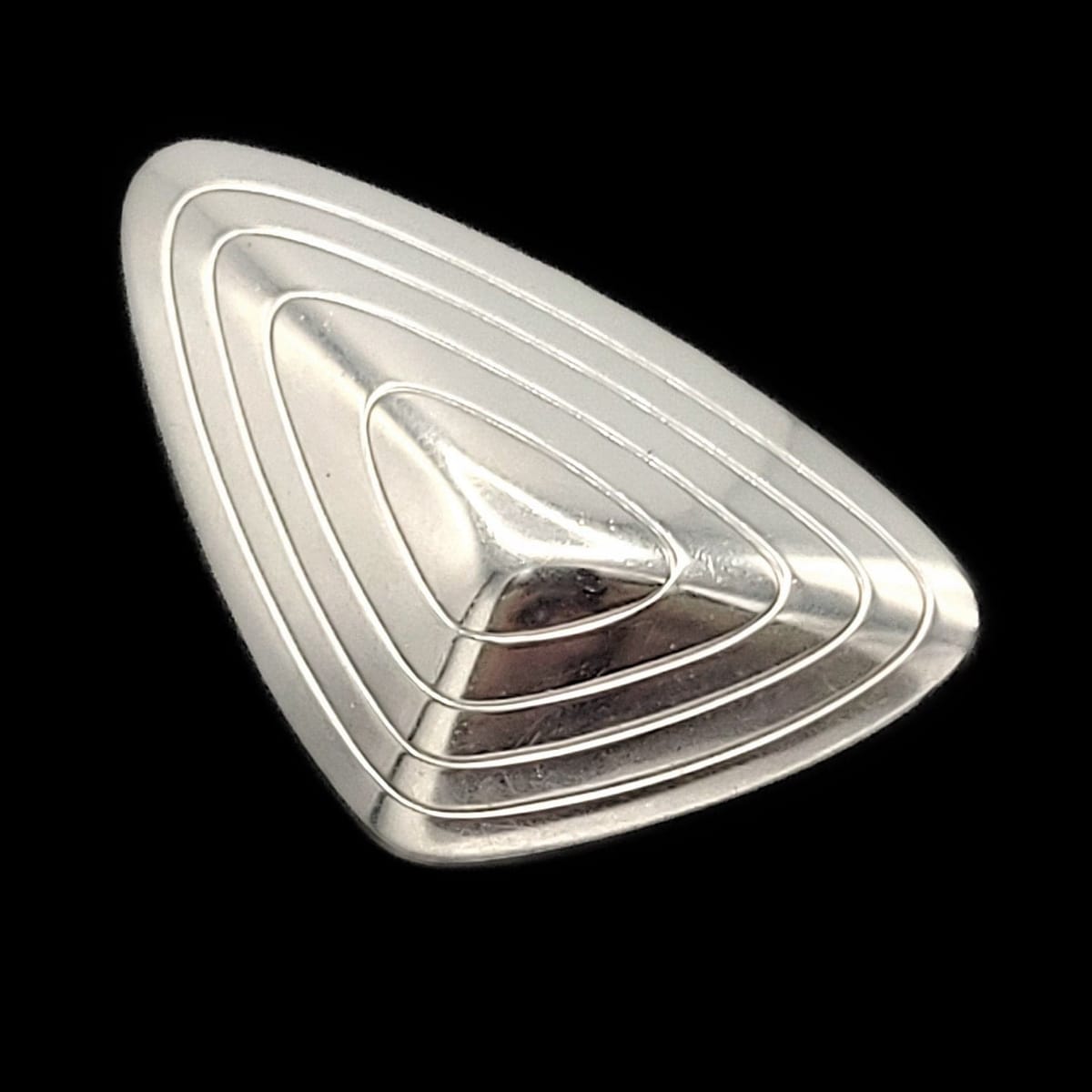 Borresen Lassen Jewelry Vintage 925SS Børresen Lassen B&amp;L Denmark Modernist Retro Atomic 3-D Brooch