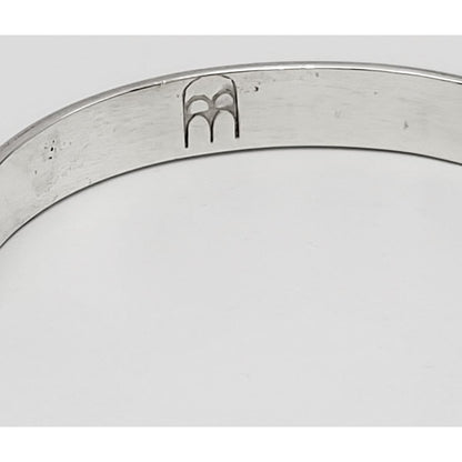 Bueford Dawahoya Hopi Jewelry Bueford Dawahoya Hopi Native American Sterling Silver Slim Cuff Bracelet 1960s