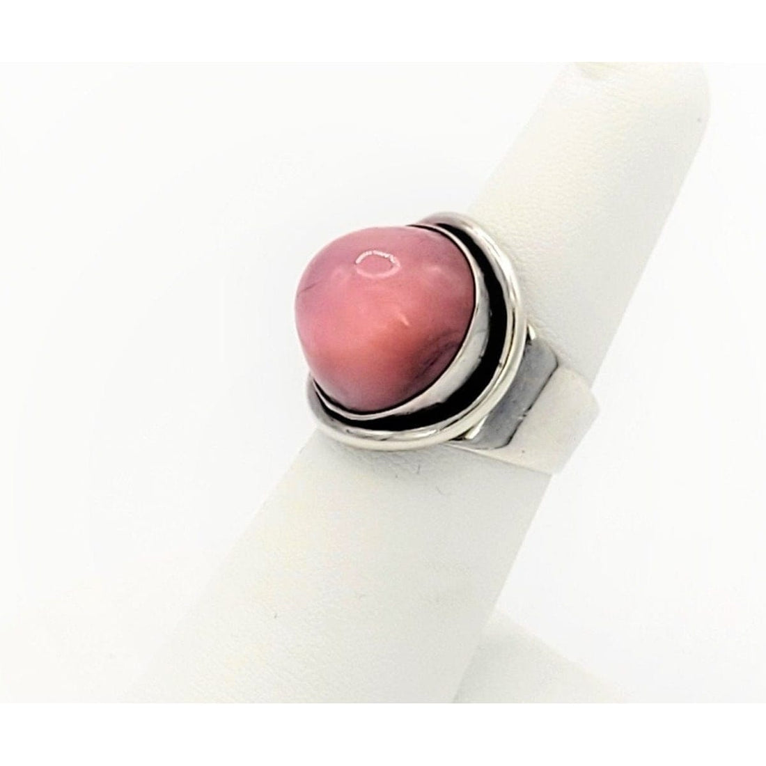 Carl Ove Frydensberg Jewelry Danish Designer COF Carl Ove Frydensberg Sterling Pink Quartz Cocktail Ring 1960&