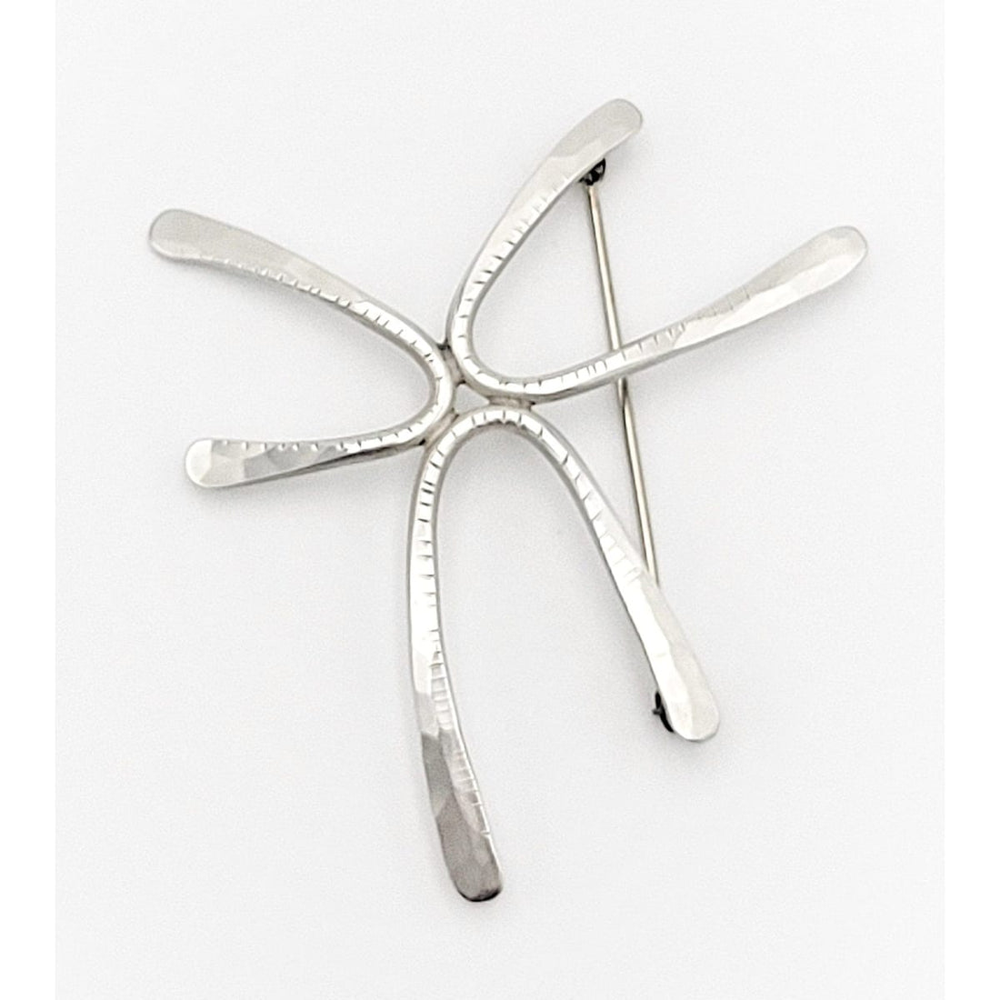 Christian Schmidt Jewelry Rare Designer Christian Schmidt Sterling Modernist Abstract Star Brooch 1950/60s