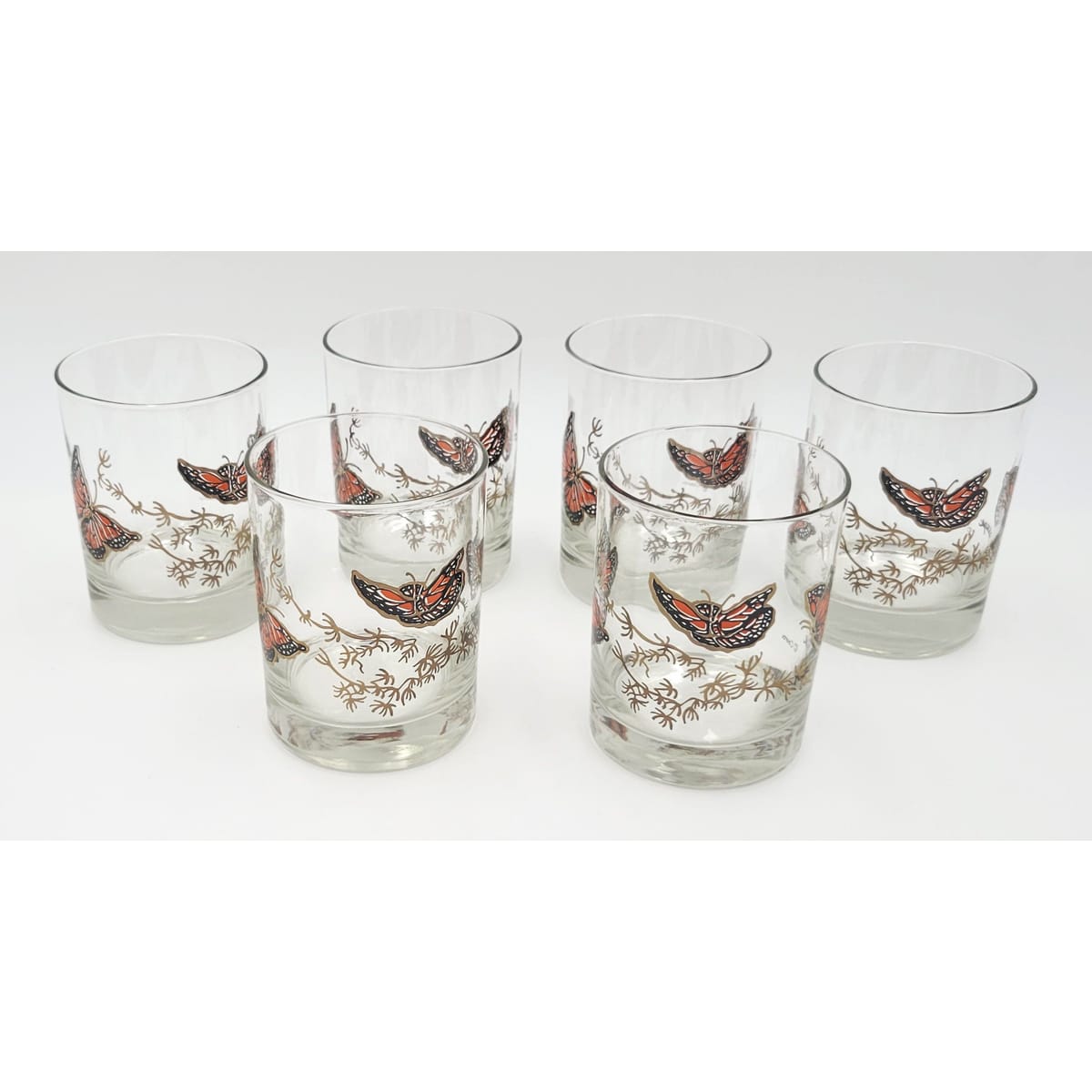 Couroc Serveware Couroc Melamine Butterfly Server Set - New Pics with Glassware