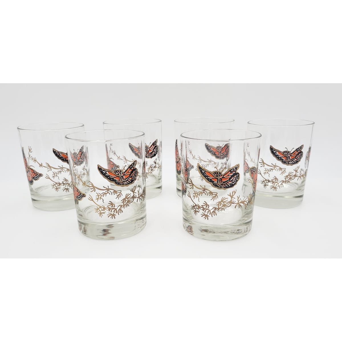 Couroc Serveware Couroc Melamine Butterfly Server Set - New Pics with Glassware