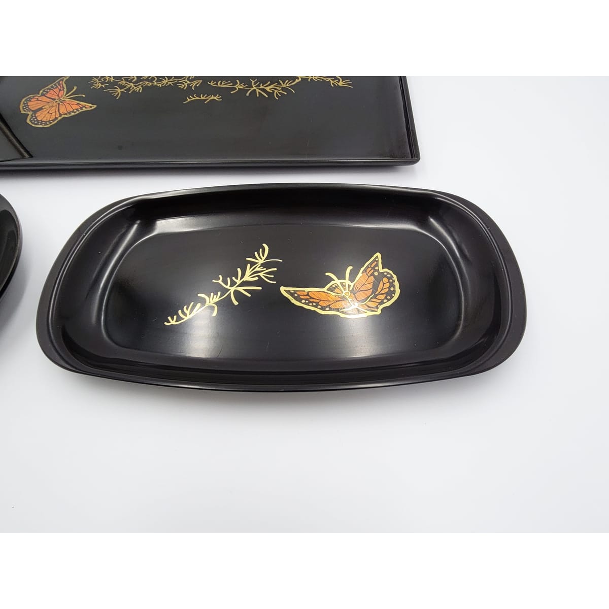 Couroc Serveware Couroc Melamine Butterfly Server Set - New Pics with Glassware