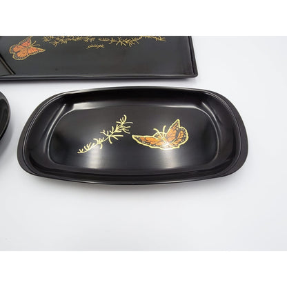 Couroc Serveware Couroc Melamine Butterfly Server Set - New Pics with Glassware
