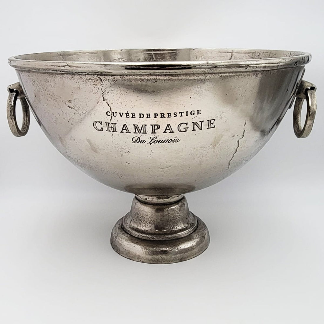 Cuvee de Prestige Champagne cooler Superb Vintage Cuvee de Prestige Cast Aluminum GIANT Champagne Cooler