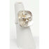 Anette Blichfeldt Breinegaard Jewelry Danish Anette Blichfeldt Breinegaard Modernist Sterling 3D Square Faced Ring 1980s