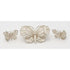 Danish Sterling Jewelry US Imported Danish Sterling Filagree Butterfly Brooch & Earring Set Circa 1930s