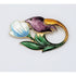 David Andersen Jewelry David Andersen Norway 925S Enamel LARGE Art Deco Hummingbird Brooch 20s RARE