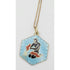 David Andersen Jewelry David Andersen Norway Sterling Enamel Astrology Aquarius Zodiac Necklace 1960s