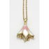 David Andersen Jewelry David Andersen Norway Sterling Enamel Modernist Flower Pendant Necklace 1950s
