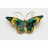 David Andersen Jewelry David Andersen Norway Sterling & Guilloche Enamel Butterfly Brooch 1940s