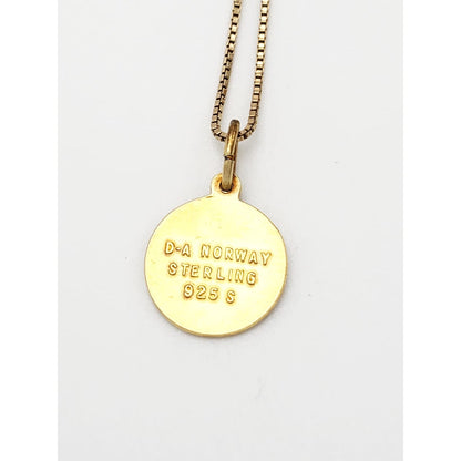 David Andersen Jewelry David Andersen Sterling Enamel Astrology Zodiac Series Gemini Necklace 1950s