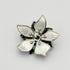David Andersen Jewelry Norwegian Designer David Andersen Sterling Enamel 3-D Orchid Flower Brooch &