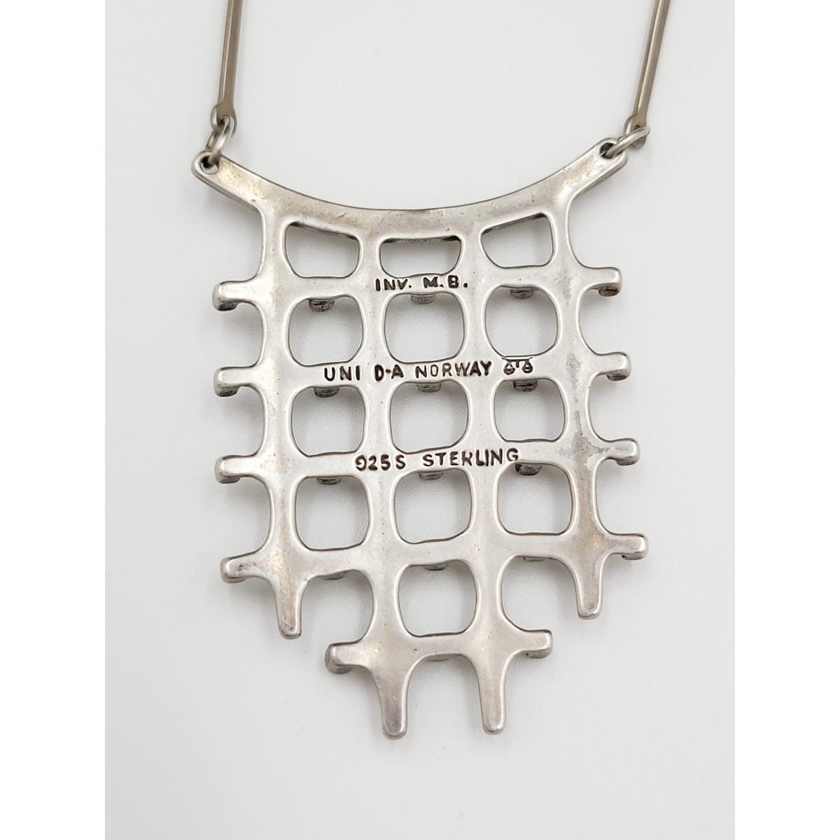 David Andersen Jewelry Superb Marianne Berg David Andersen Sterling LARGE Viking Necklace 1960s