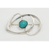 David Andersen Jewelry Superb Norway David Andersen Sterling & Amazonite Modernist Brooch Pin 1960s