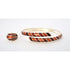 David Andersen Jewelry VNTG David Andersen Norway 925 Sterling Red/Orange Enamel Bracelet Ring Set