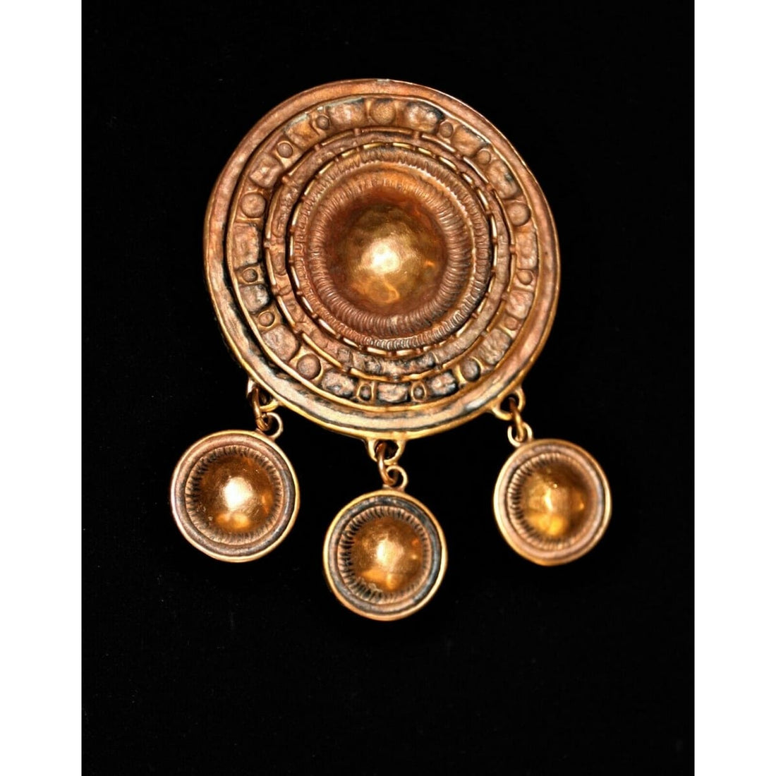 David Andersen Jewelry VNTG David Andersen Norway Bronze UNI Tangerud VIKING Shield Converter Pendant