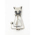 Del Fino Taxco Jewelry Delfino Taxco Sterling Modernist Retro Cubism Cat Kitten Kitty Cat Brooch 1960s