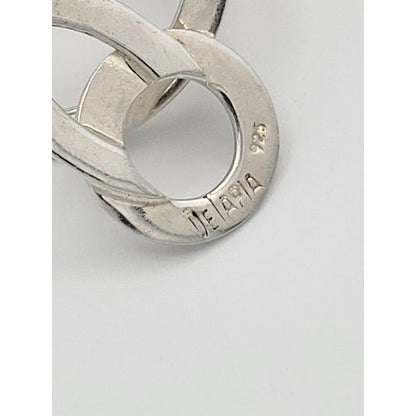 DeTapia Jewelry Superb DeTapia Sterling Silver Abstract Modernist 3-D Circles Bracelet 1990s